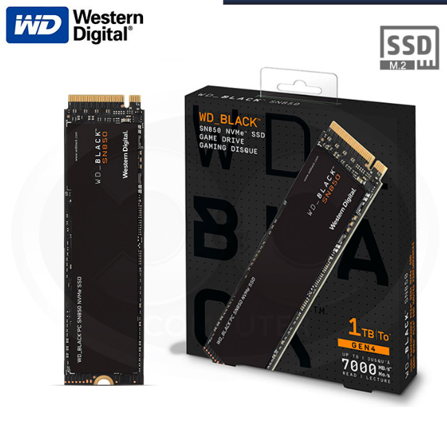 Disco SSD Western Digital 1TB WD NVME M.2 Black 7000MB/S