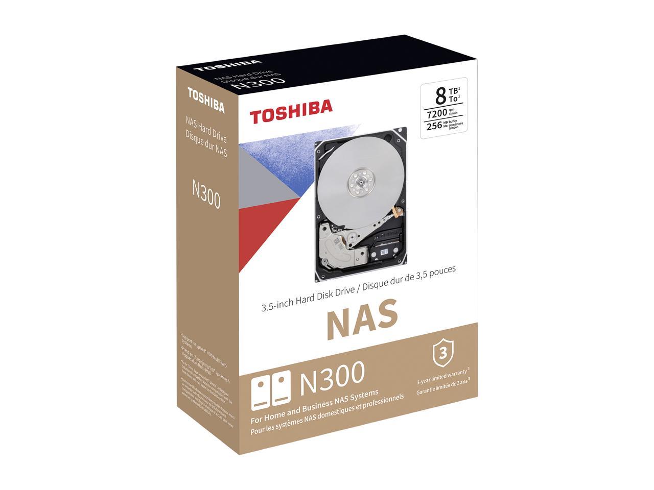 HDD 8TB Toshiba N300 NAS 7200rpm