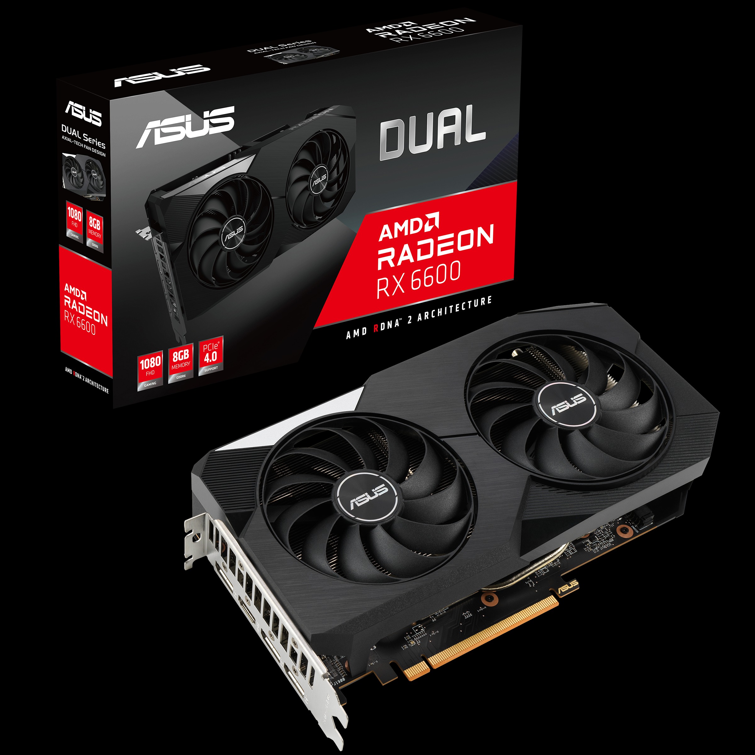 VGA ASUS AMD RX 6600 Dual 8G