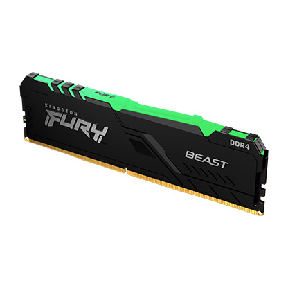 DDR4 Kingston 8GB Fury Beast Black 2666MHz RGB