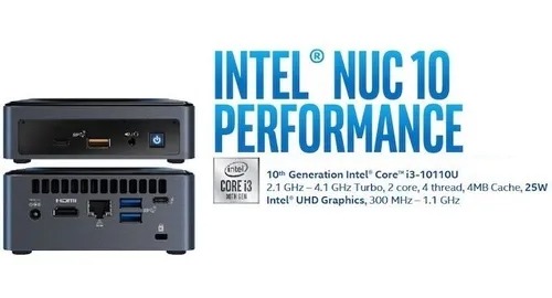 PC Electrosof NUC I3 10110U 8GB SSD240
