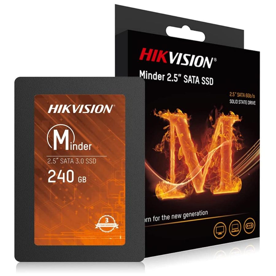 SSD Hikvision 240GB Minder SATA III