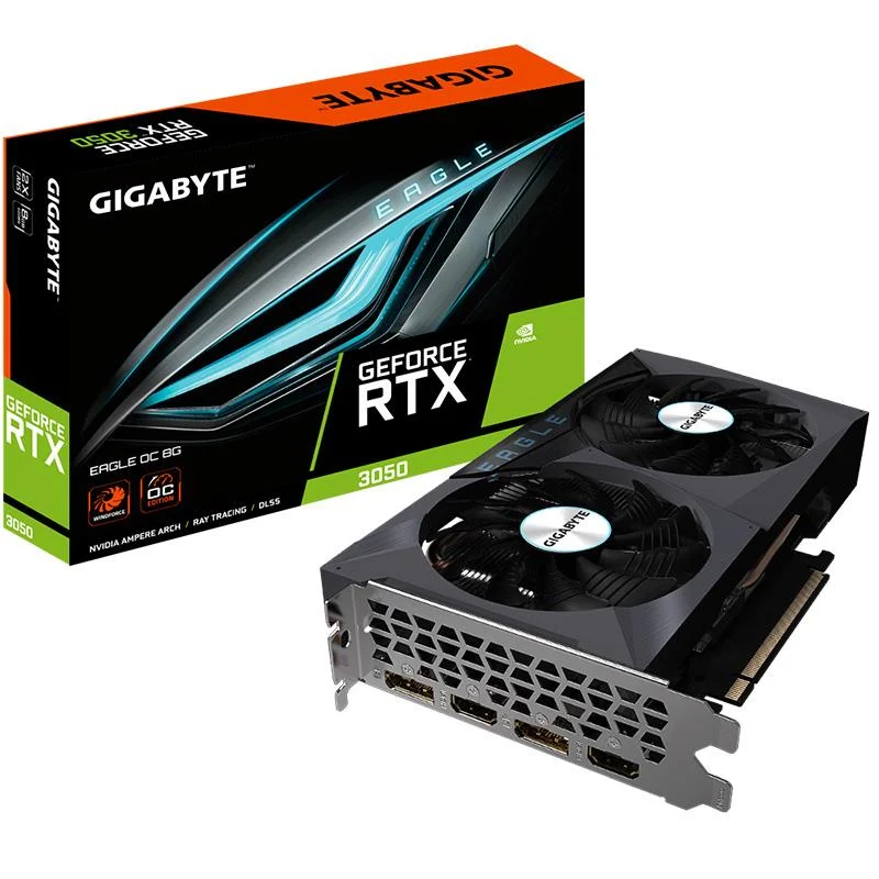 VGA Gigabyte NVIDIA RTX 3050 Eagle OC Gaming Dual 8GB