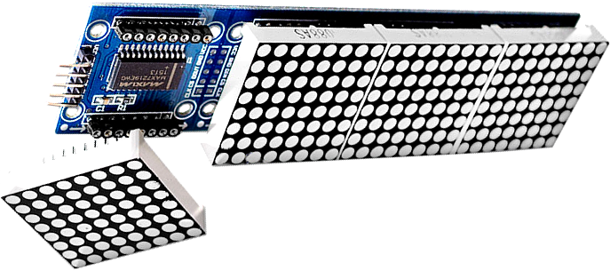 Matriz de led ARDUINO 8x8 4 en 1 s/c