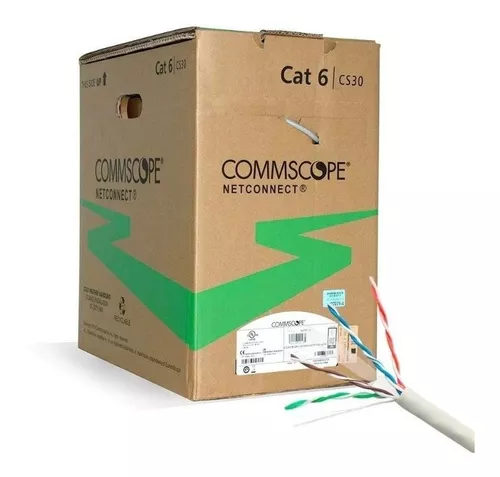 Cable UTP CAT 6 CS30 Commscope 305M 4/24 u/UTP RIB