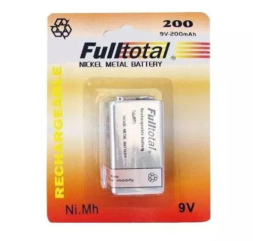Batería Recargable Fulltotal 9V 200mah