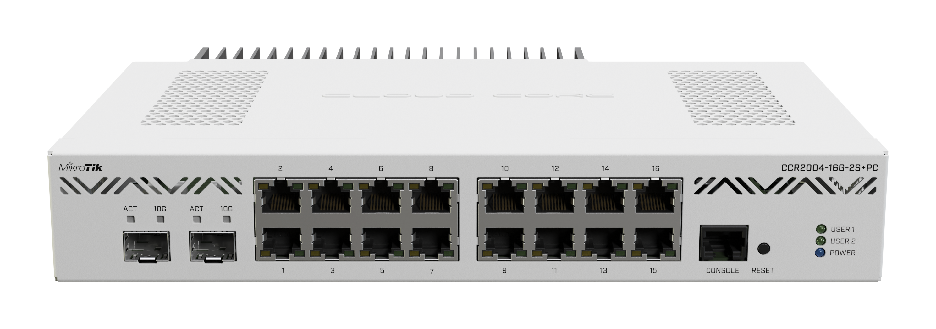 Router Mikrotik CCR2004 16G ETH 2SFP+ CCR200416G2S