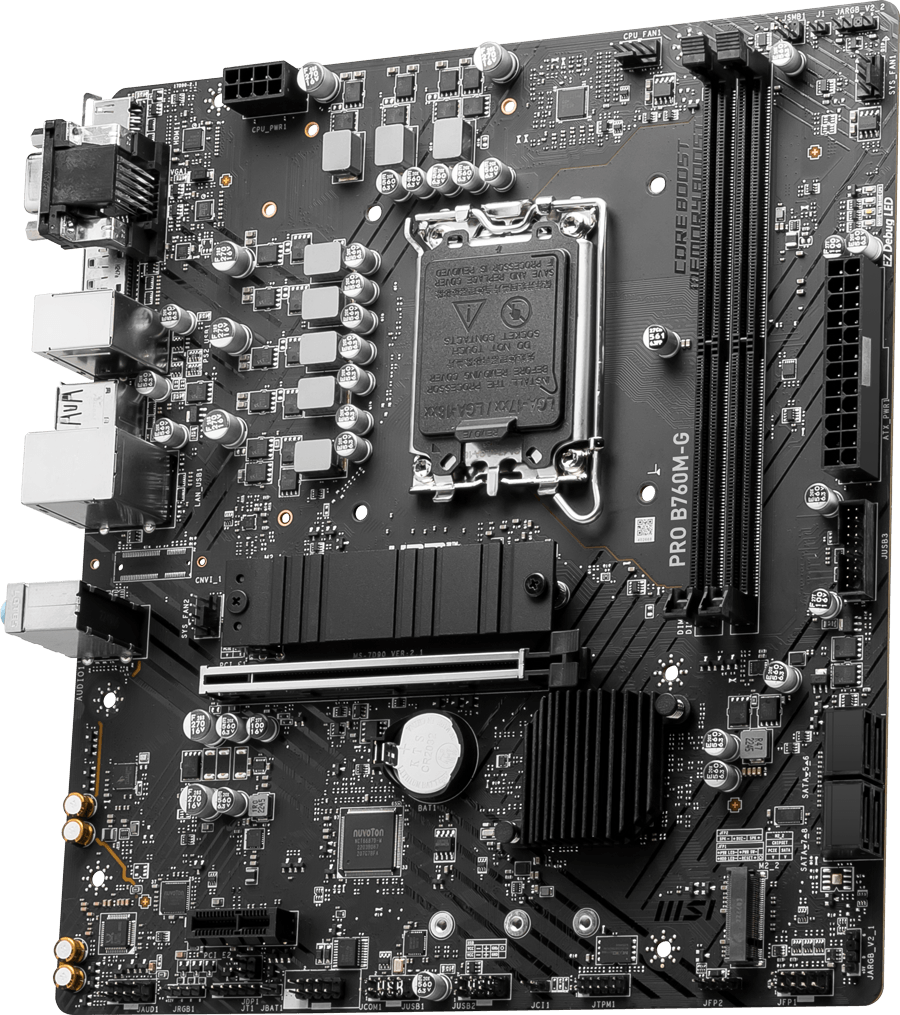 MB MSI S1700 PRO B760M-G DDR5 BOX M-ATX