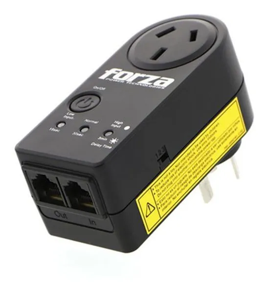 PROTECTOR DE VOLTAJE FORZA FVP-1202N 220V 900 JOULES