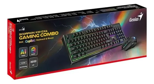 Combo Teclado+Mouse Genius Scorpion KM-GX6