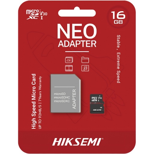 MEMORIA MICRO SD HIKSEMI 16GB NEO