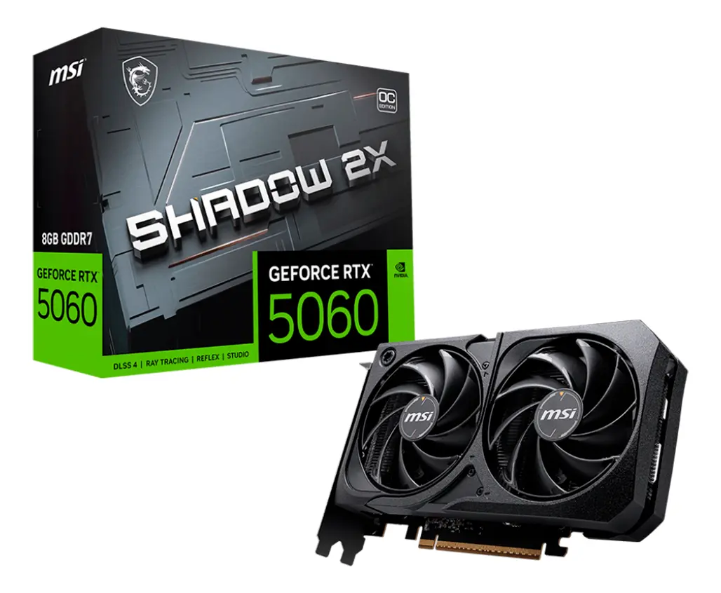 VGA 8GB RTX 5060 TI MSI Shadow 2X Plus