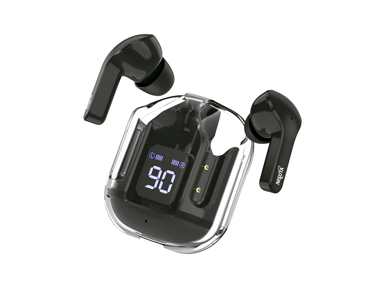 AURICULAR NISUTA BLUETOOTH EARBUDS CON CAJA RECARGABLE NSAUBTWS18
