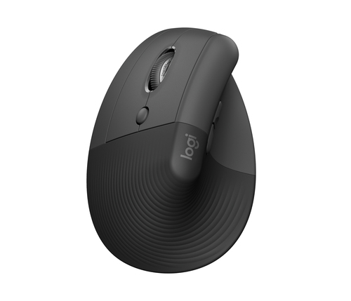 MOUSE LOGITECH LIFT VERTICAL ZURDO WIRELESS BLACK