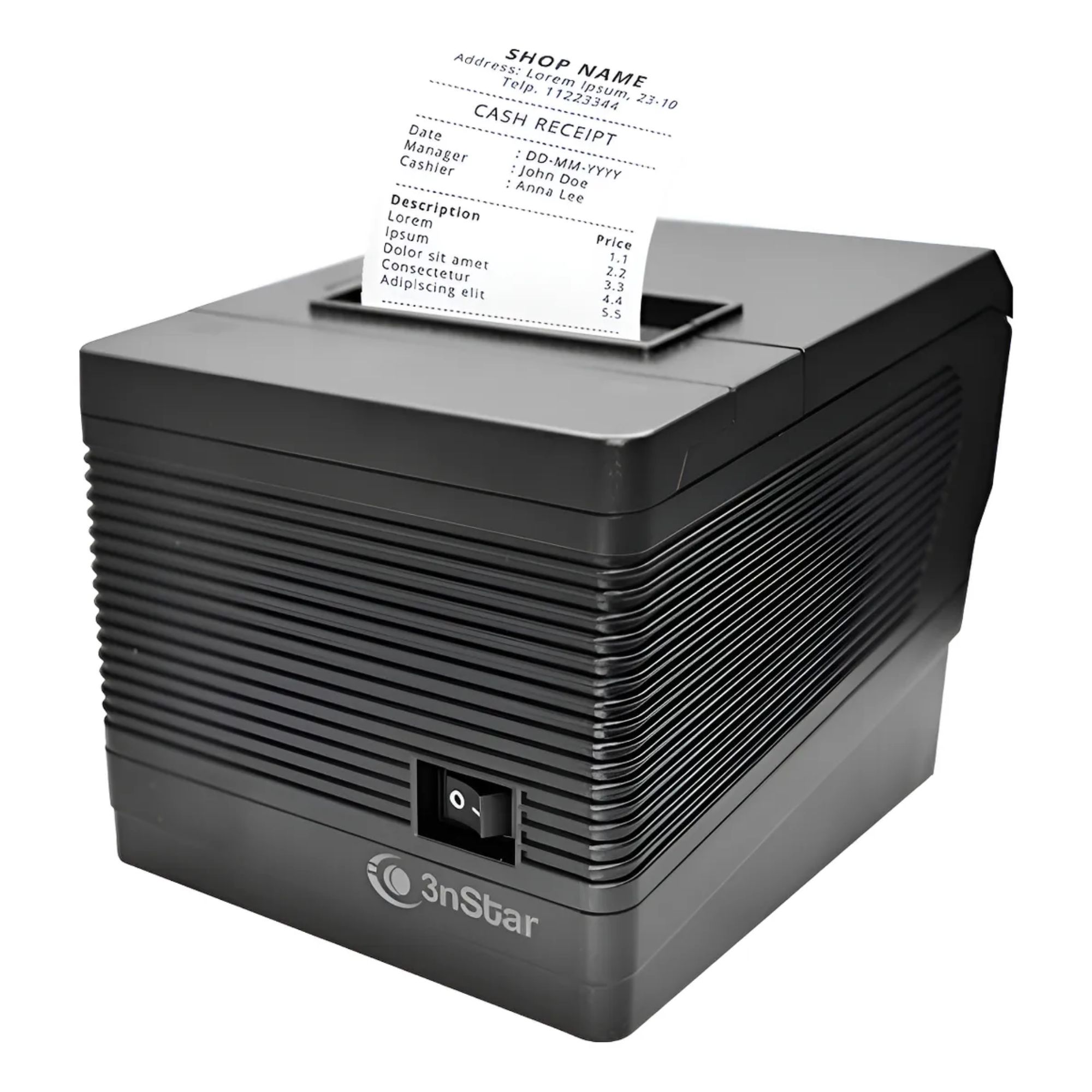 Impresora Termica De Recibos 3nstar RPT008 LAN+USB+Serial 80mm Negro