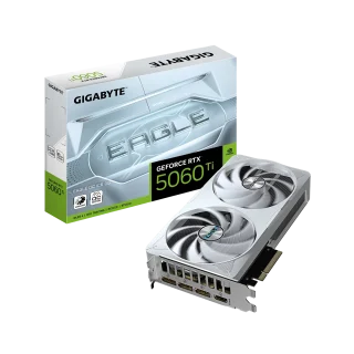 Placa de Video GIGABYTE NVIDIA GeForce RTX 5060 Ti EAGLE OC ICE 8G