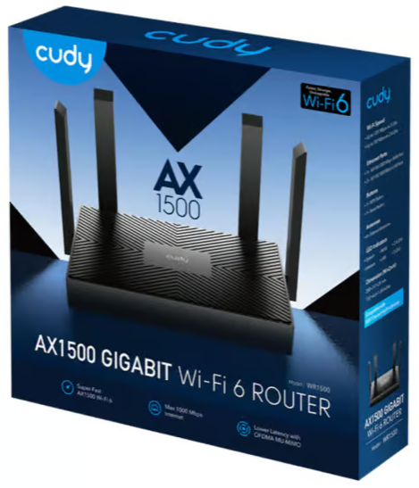Router Cudy AX1500 Gigabit WI-FI 6 WR1500