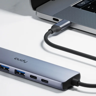 Hub Cudy / Domei 7 en 1 USB-C UH407