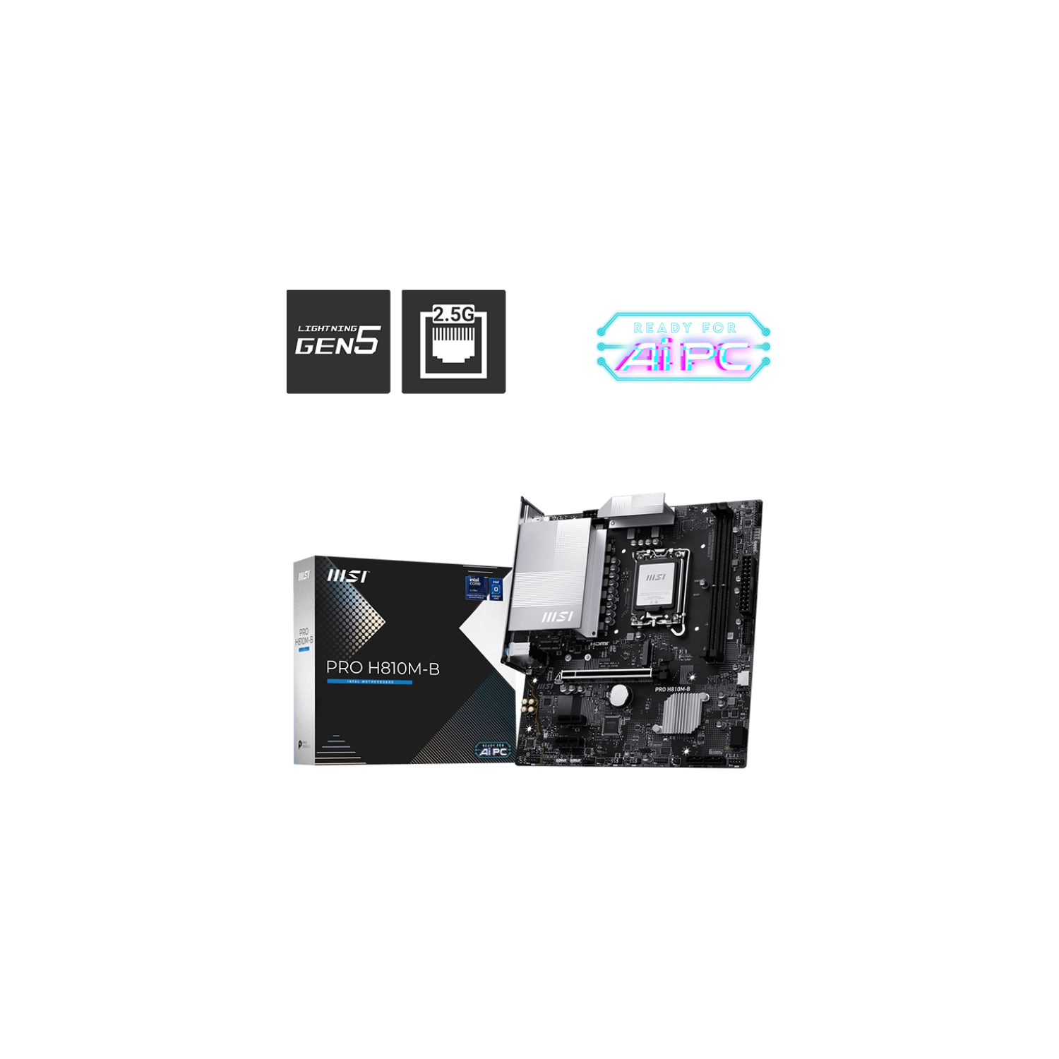 H810M-E motherboard msi pro h810m-e lga 1851 ddr5