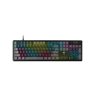 Teclado gamer mecánico Corsair K70 CORE RGB USB Gris EN
