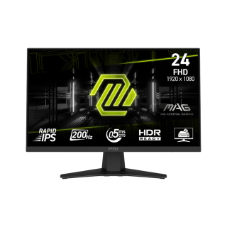Monitor Gamer MSI 24" MAG 244F FHD Rapid IPS 200Hz 0.5ms Flat 1xHDMI + 1xDP (II) (7068)