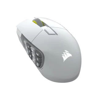 Mouse gamer CORSAIR MMO SCIMITAR ELITE Wireless SE, blanco